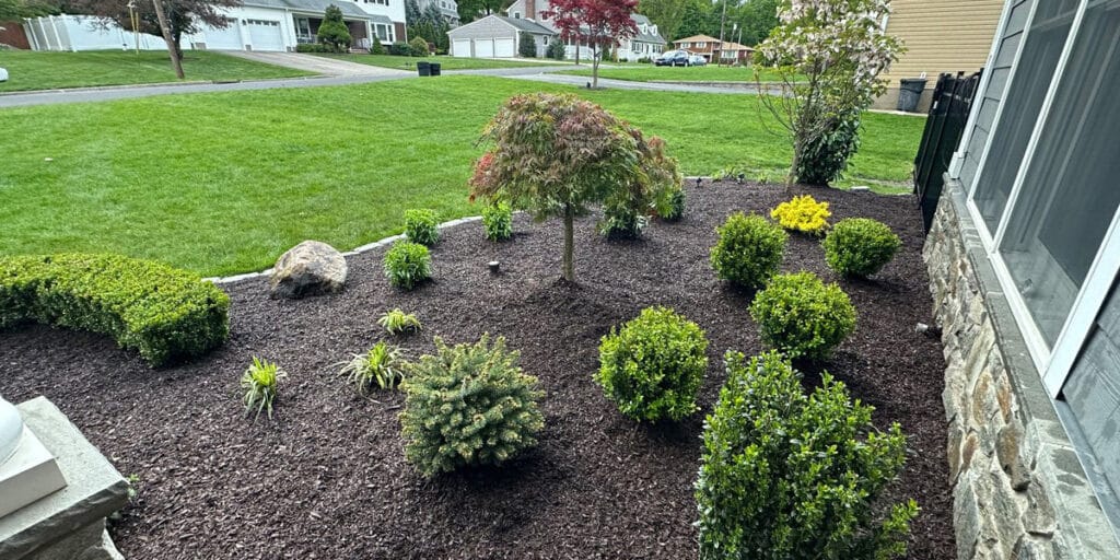 Front Yard Landscape Design in Wayne