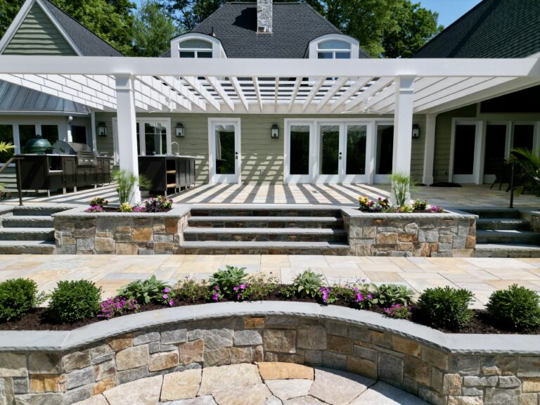 perennials and annuals create a beautiful design in bergen county