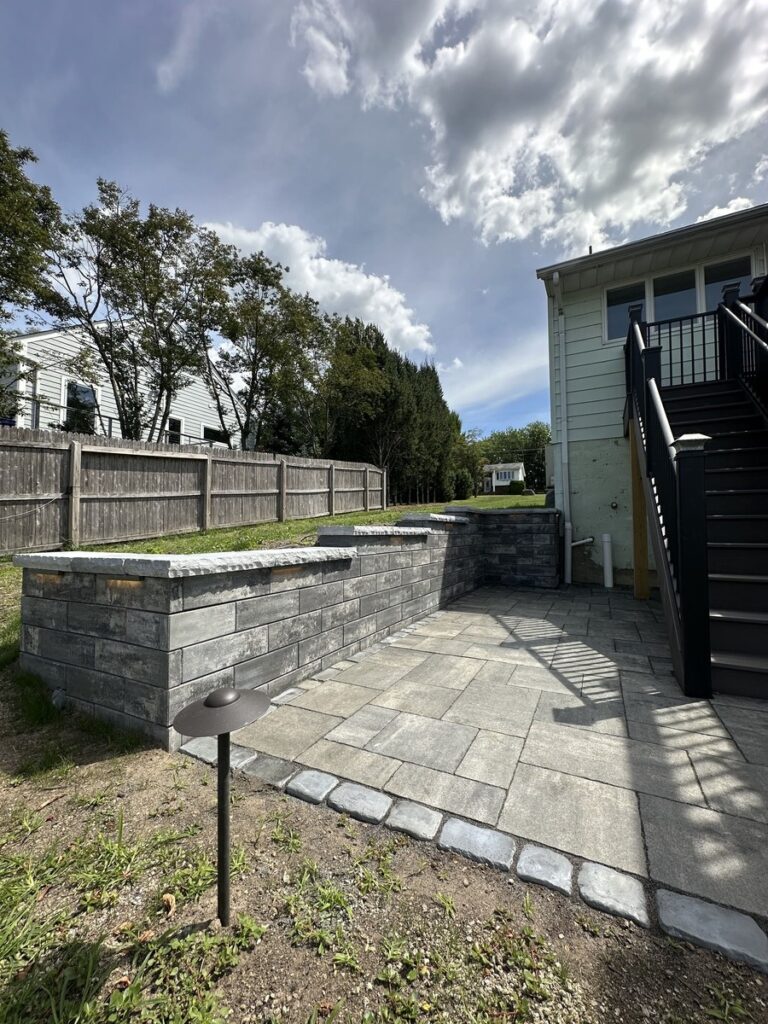 Retention Wall in Wayne