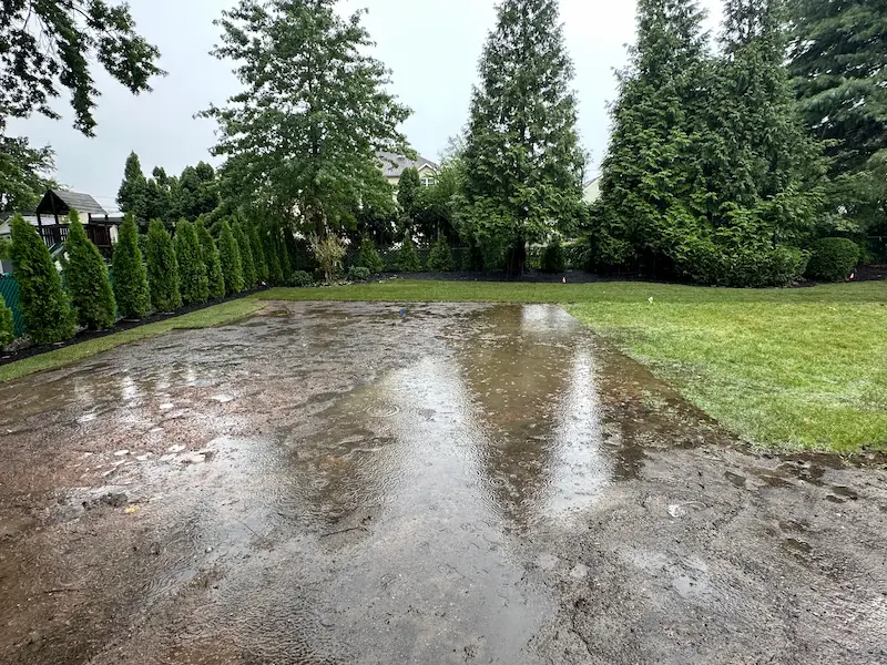 wayne Yard Drainage installation