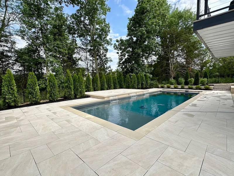 porcelain pool patio in verona nj