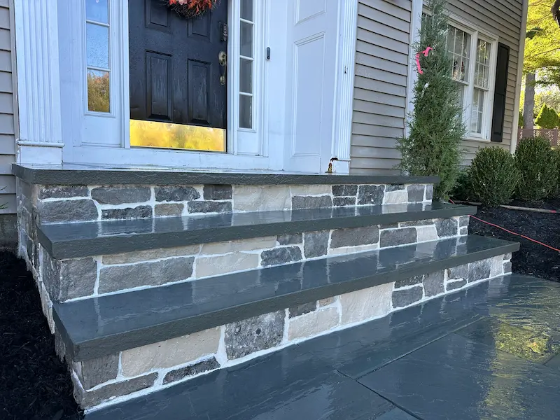 masonry step installation in Wayne NJ