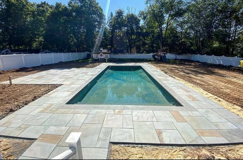 Bluestone Pool Patio in Wyckoff NJ