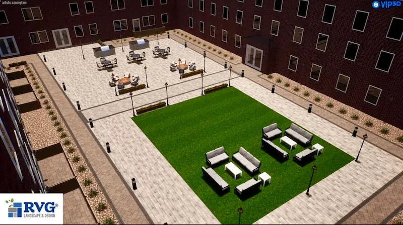 3D Patio & Walkway Design for Ringwood Homes