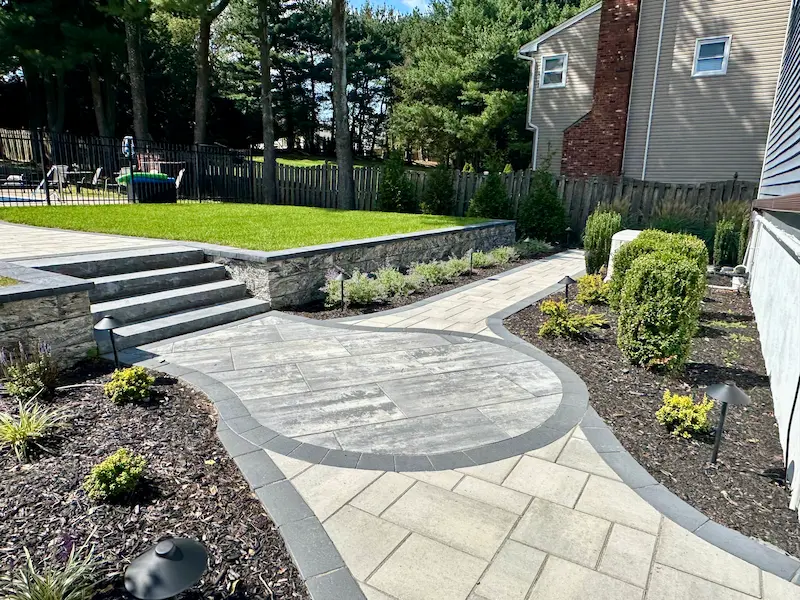 Backyard landscape Design in Paramus NJ