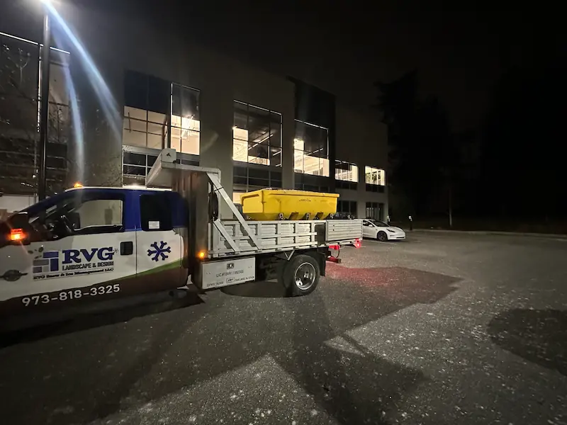 pre-salting snow removal in Northern NJ