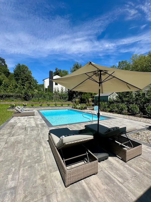 Bergen County Pool Patio installation
