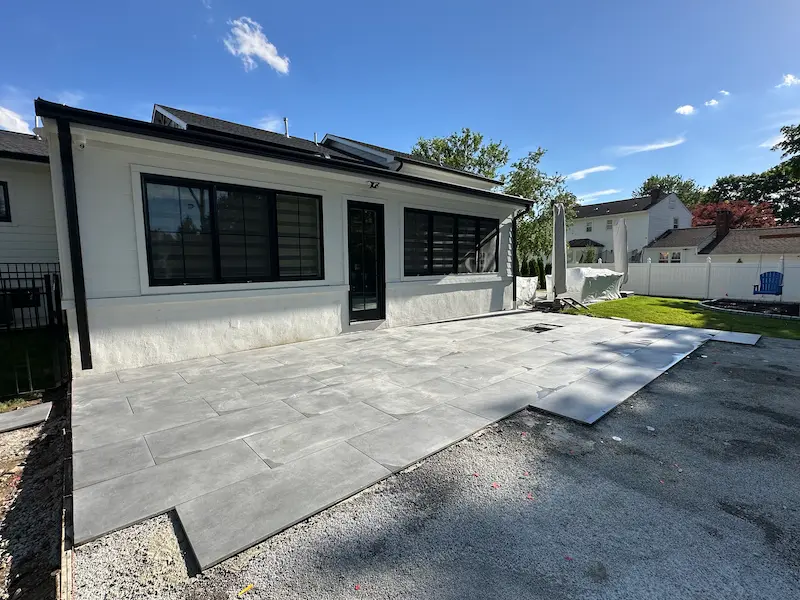 Backyard Porcelain Patio in NJ